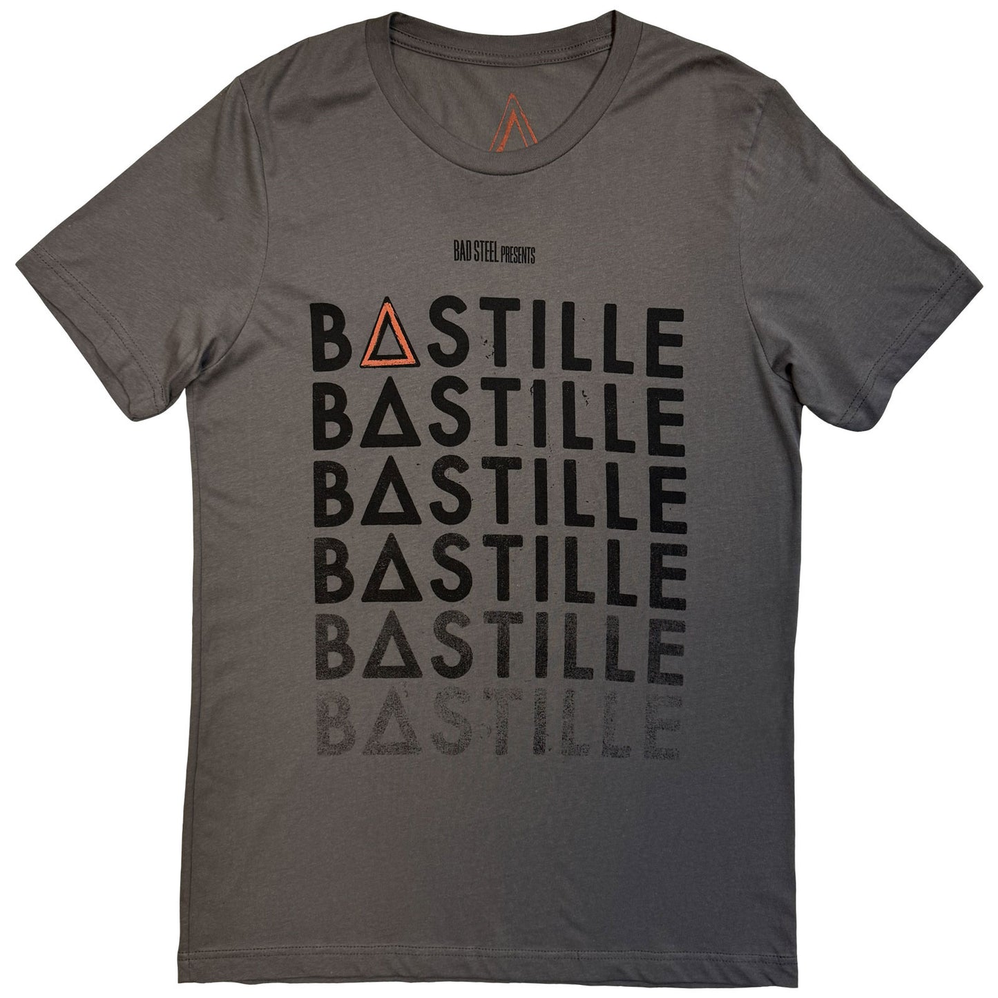 BASTILLE - REPEAT LOGO - T-Shirt Grey (Back Print)