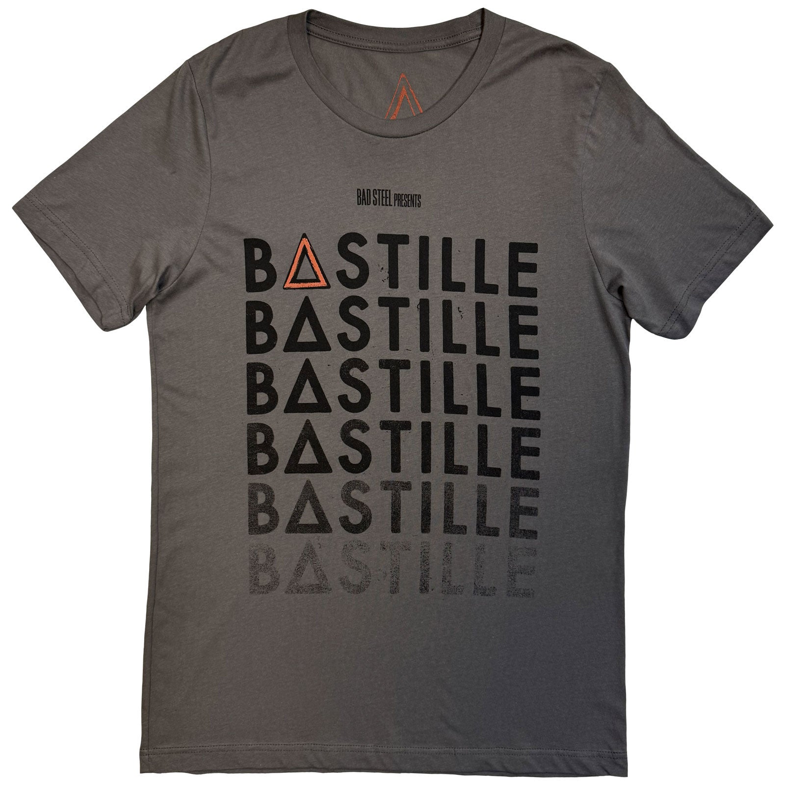 BASTILLE - REPEAT LOGO - T-Shirt Grey (Back Print)