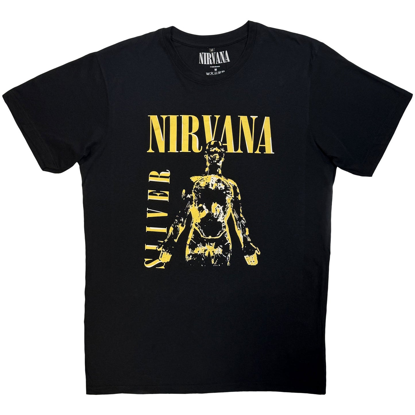 NIRVANA - SLIVER - Camiseta Carbono Negra