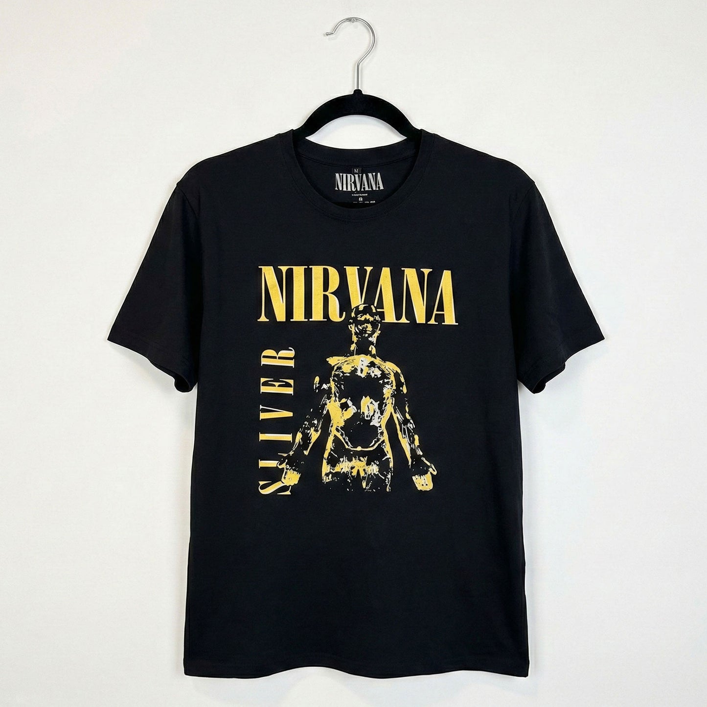 NIRVANA - SLIVER - Camiseta Carbono Negra