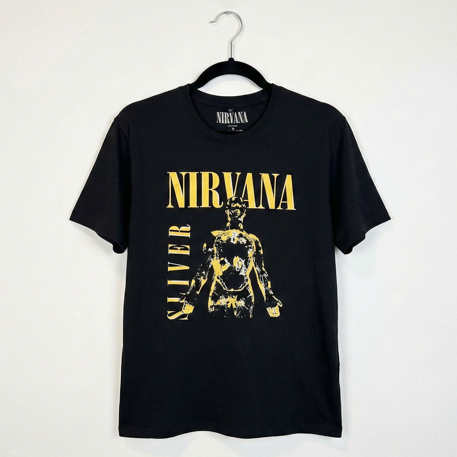 NIRVANA - SLIVER - Camiseta Carbono Negra