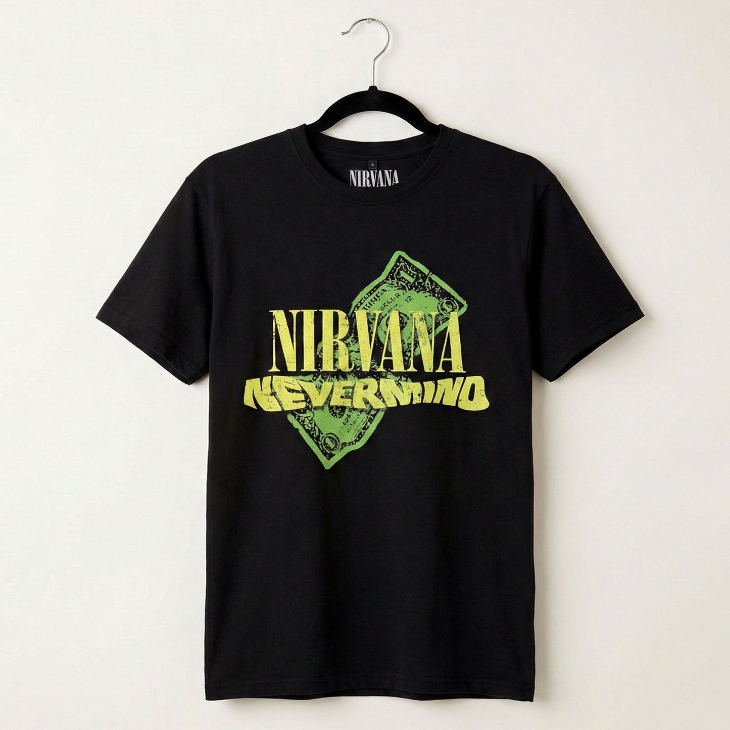 NIRVANA - NEVERMIND DOLLAR - Carbon T-Shirt Schwarz