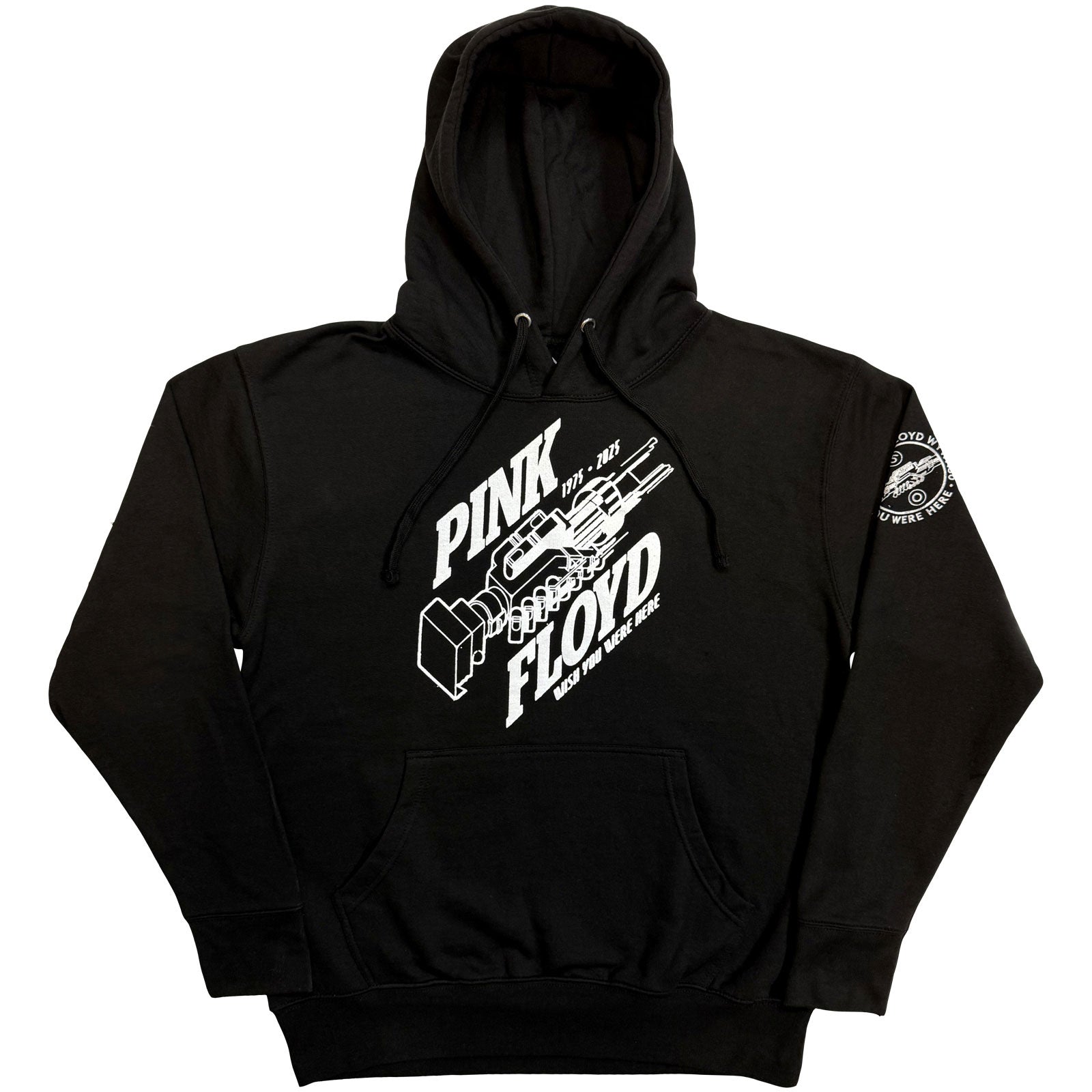 PINK FLOYD - ROBOT HANDS WISH YOU WERE HERE 50 - Pullover Hoodie Black