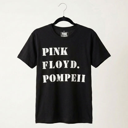 PINK FLOYD - STENCIL POMPEII - Maglietta Carbonio Nero