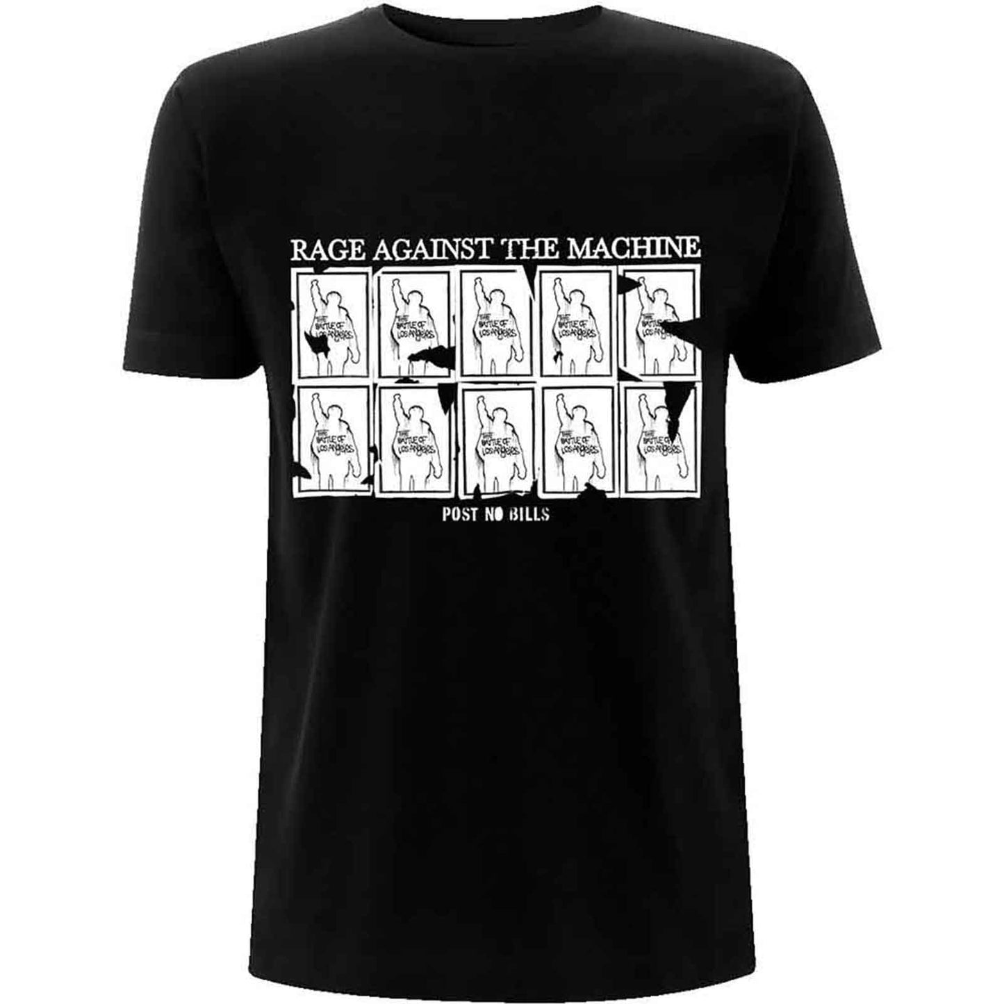 Maglietta RAGE AGAINST THE MACHINE - POST NO BILLS - Nero