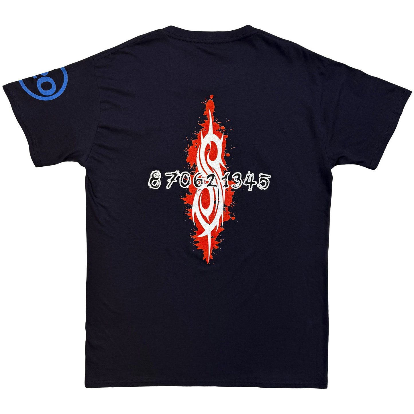 SLIPKNOT - 20TH ANNIVERSARY - RED JUMP SUITS - T-Shirt Blue (Back Print)