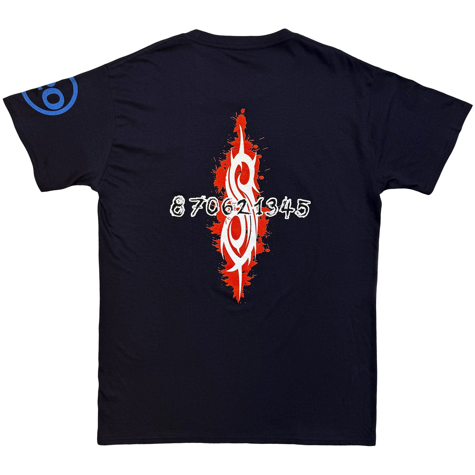 SLIPKNOT - 20TH ANNIVERSARY - RED JUMP SUITS - T-Shirt Blue (Back Print)