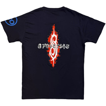 SLIPKNOT - 20TH ANNIVERSARY - RED JUMP SUITS - T-Shirt Blue (Back Print)