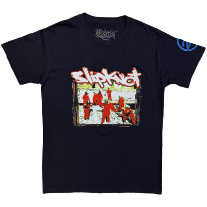 SLIPKNOT - 20TH ANNIVERSARY - RED JUMP SUITS - T-Shirt Blue (Back Print)