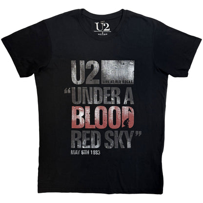 U2 - BLOOD RED SKY LIVE - Carbon T-Shirt Black