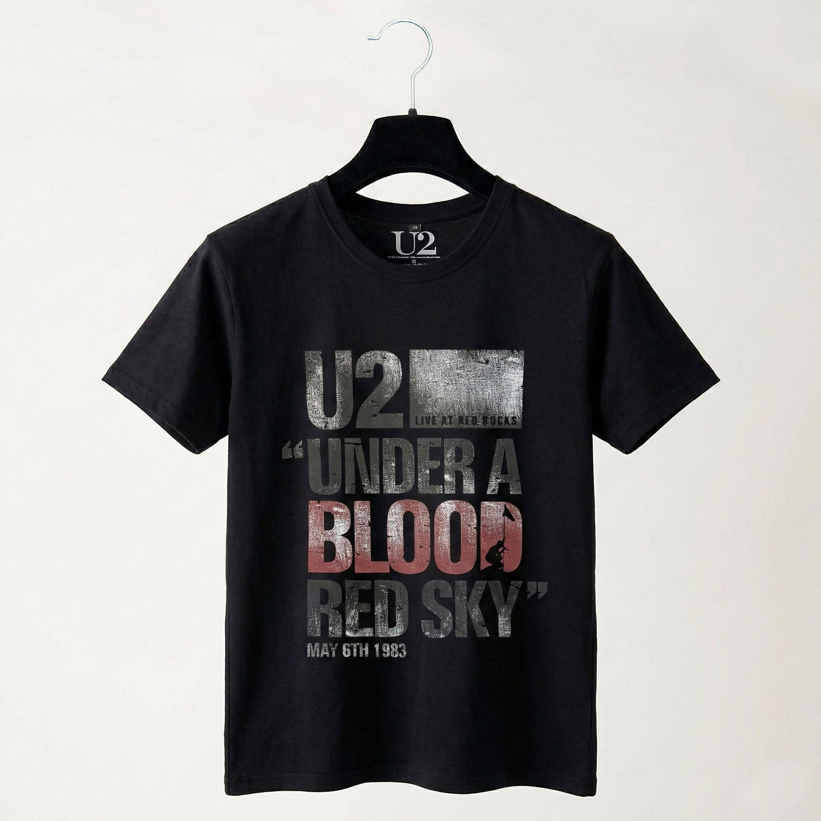U2 - BLOOD RED SKY LIVE - Carbon T-Shirt Black