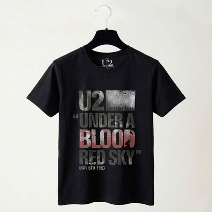U2 - BLOOD RED SKY LIVE - Carbon T-Shirt Black