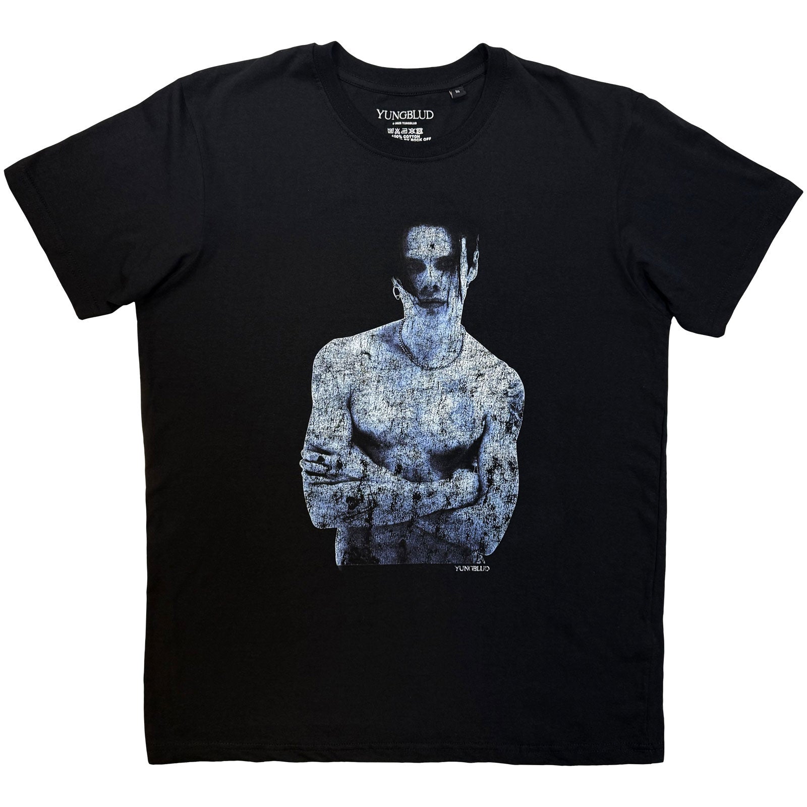 YUNGBLUD - PORTRAIT - T-Shirt Noir (Back Print)