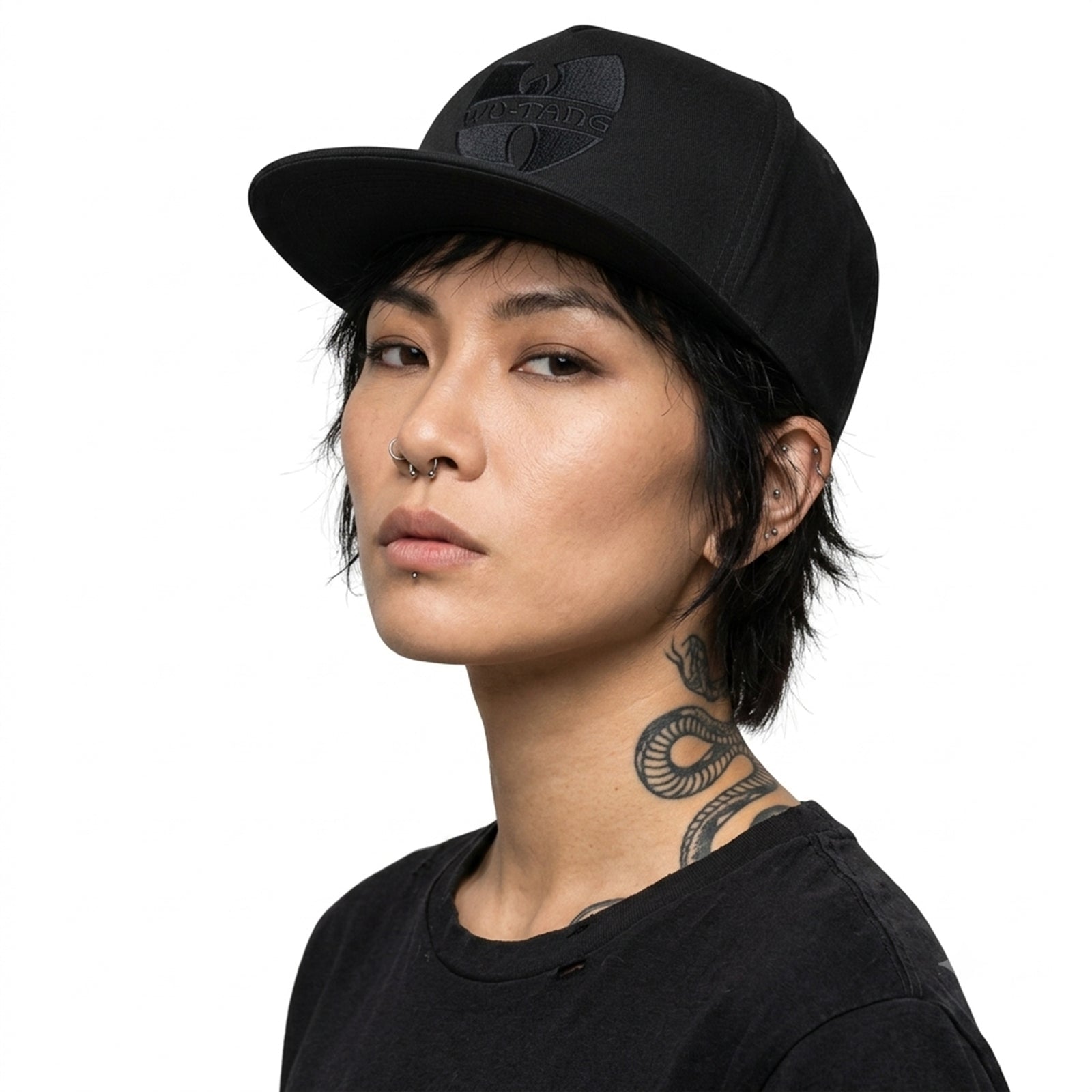 【新品】WU-TANG CLAN BLACKLOGO SNAPBACK CAP WU-TANG CLAN - BLACK LOGO - Snapback Cap Black