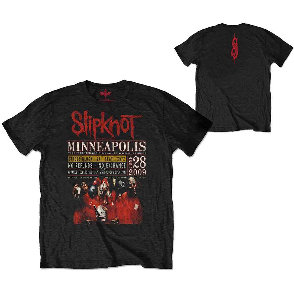 SLIPKNOT - MINNEAPOLIS '09 - T-Shirt Black