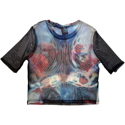 SLIPKNOT - FACE & LOGO - Ladies Crop Top Black