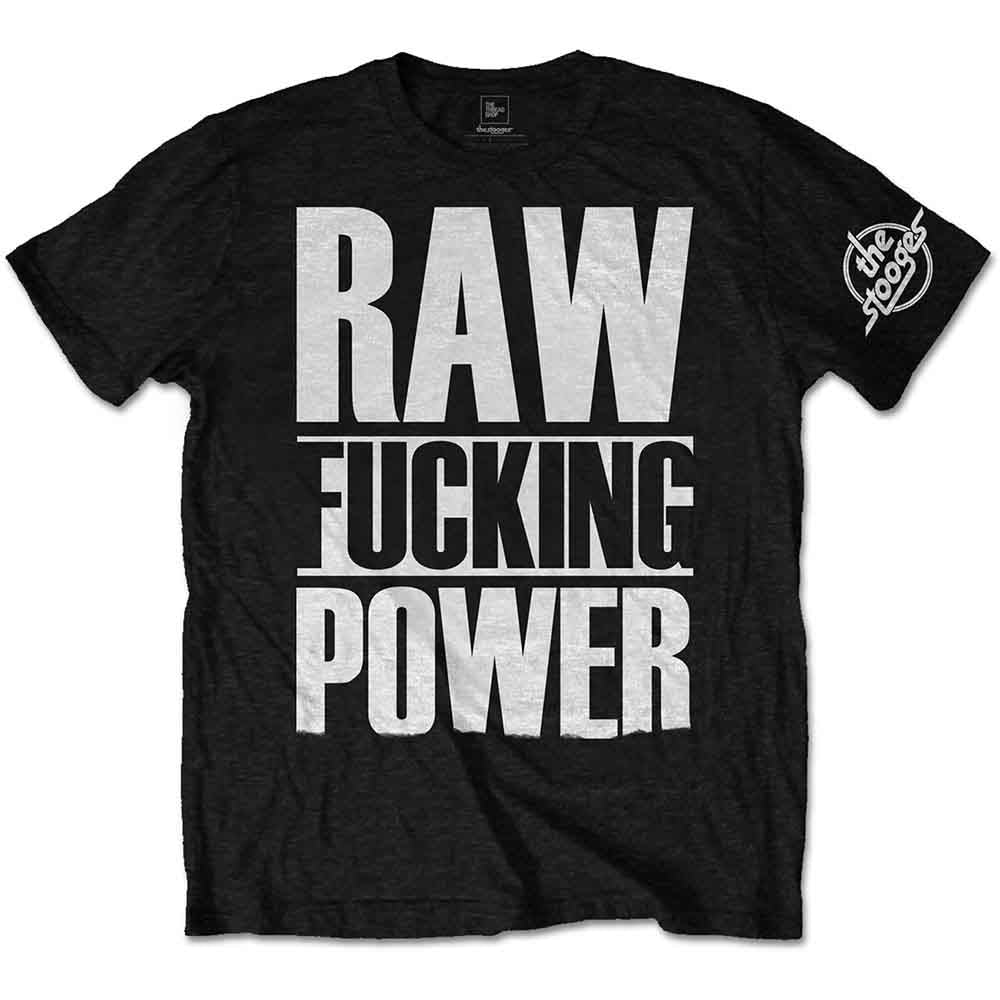 IGGY & THE STOOGES - RAW - T-Shirt Black