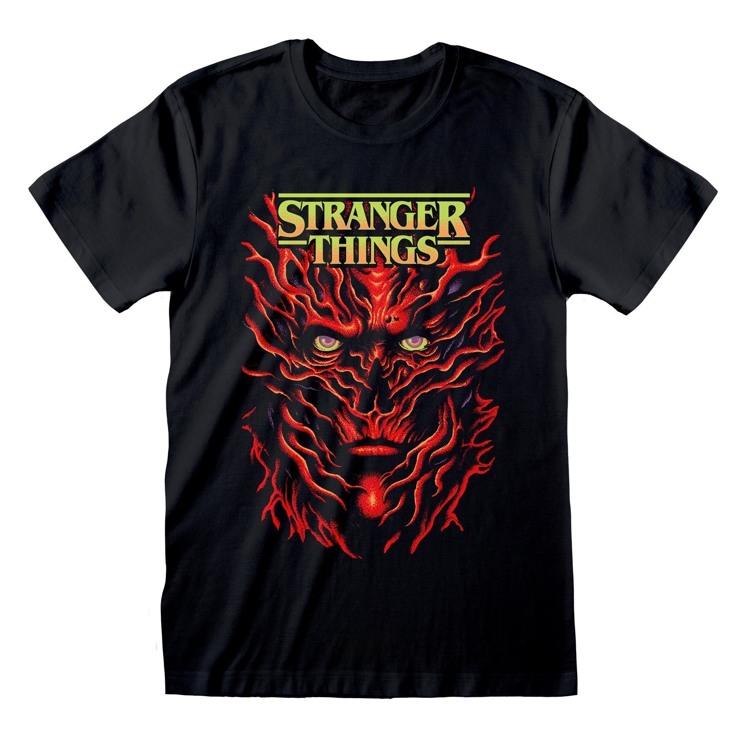 STRANGER THINGS - VECNA POSTERISED - Front Print T-Shirt Black