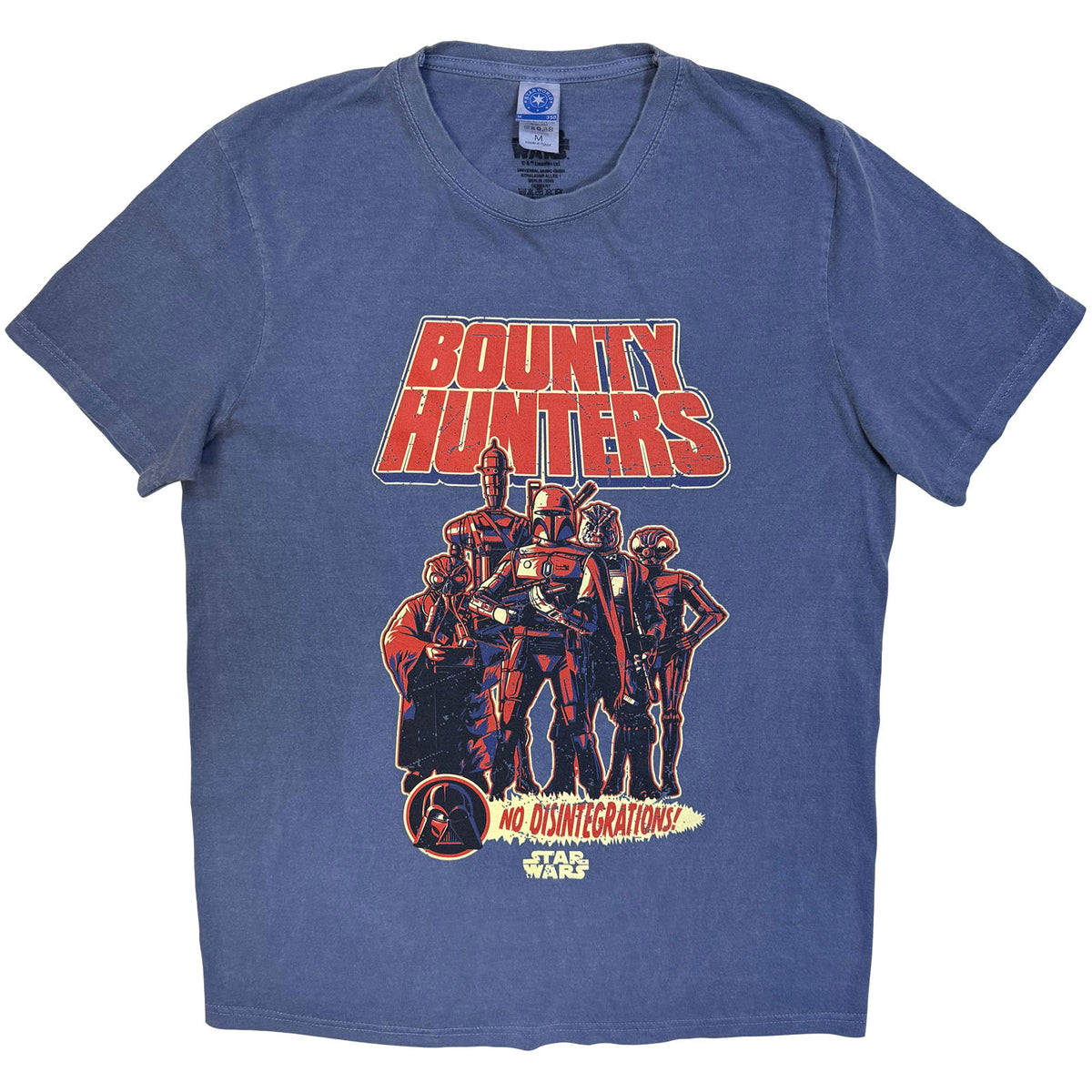 STAR WARS - BOUNTY HUNTERS - Stone Wash T-Shirt Blue