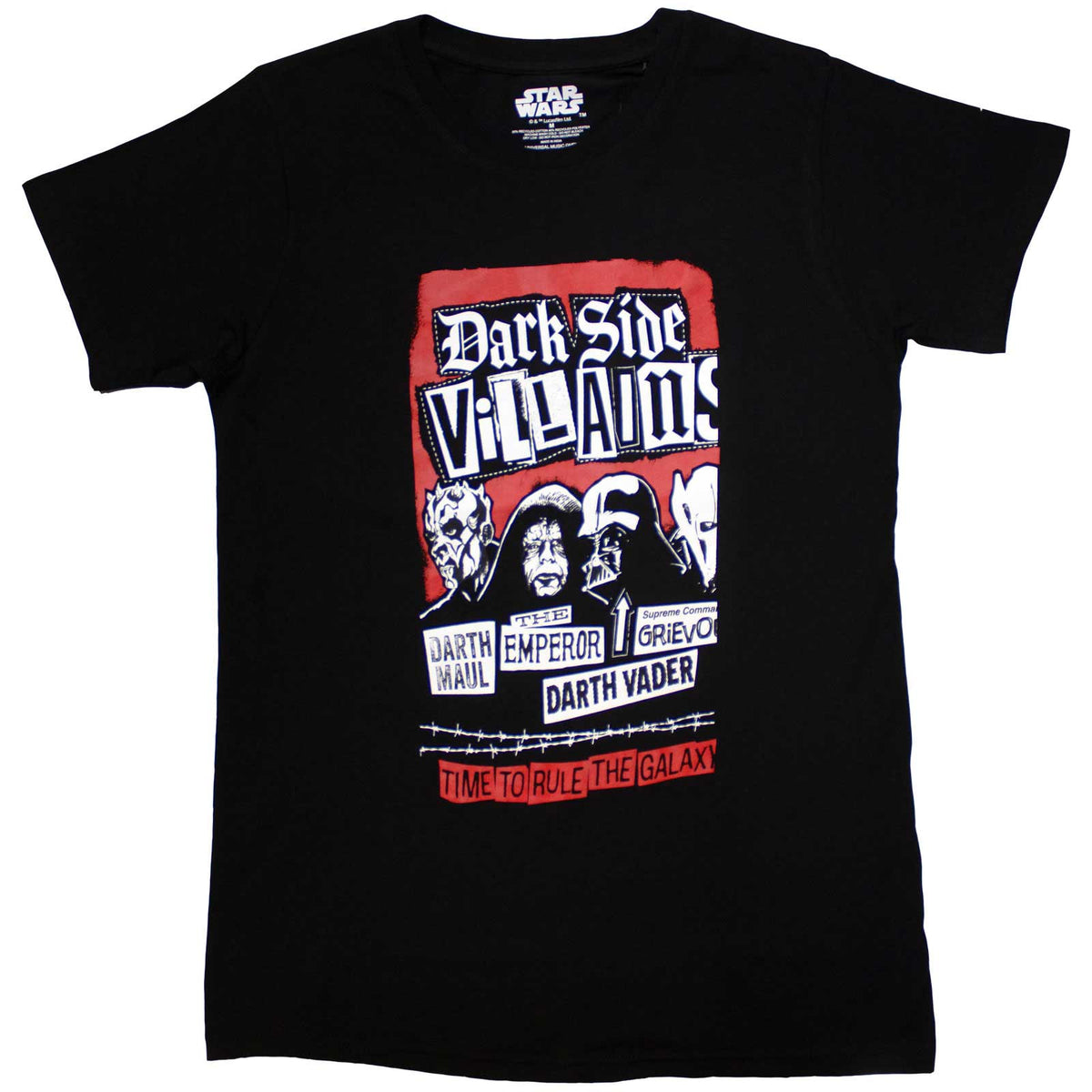 STAR WARS - DARK SIDE VILLAINS - T-Shirt Black