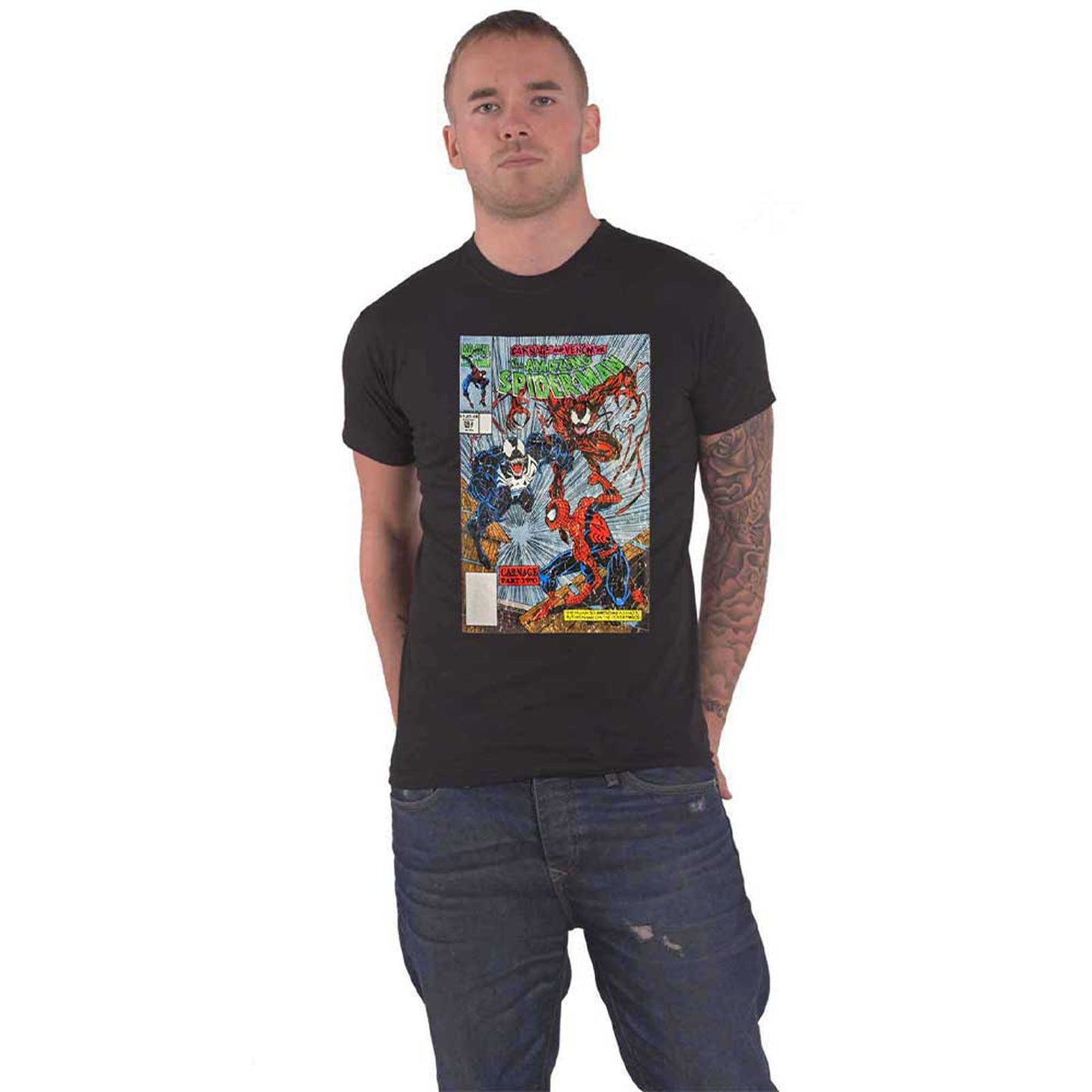 MARVEL COMICS - VENOM & CARNAGE VINTAGE - T-Shirt Black