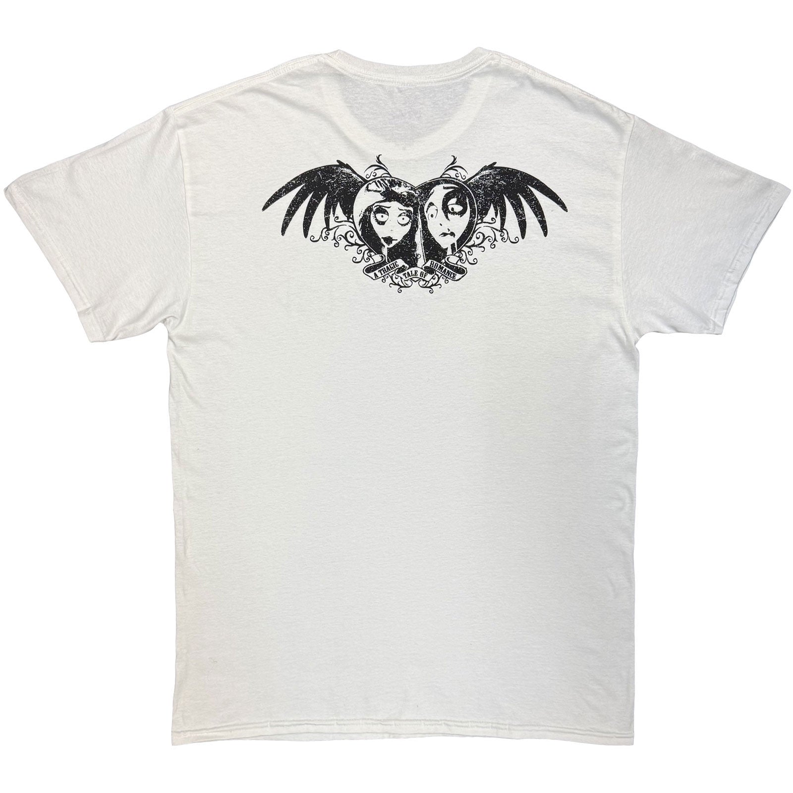 CORPSE BRIDE - A TRAGIC TALE OF ROMANCE - T-Shirt White (Back Print)