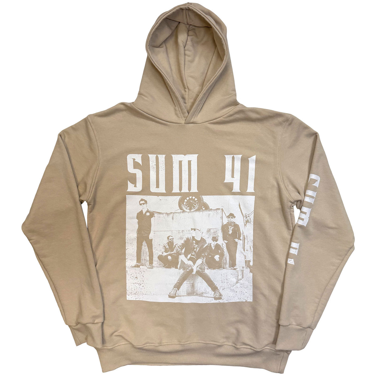 SUM 41 - BAND PHOTO - Pullover Hoodie Neutral