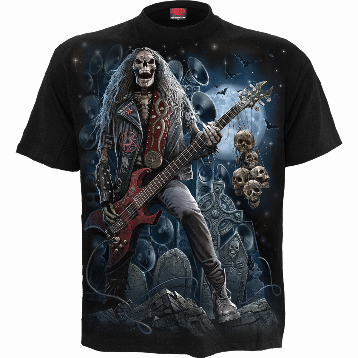 GRIM ROCKER - T-Shirt Black