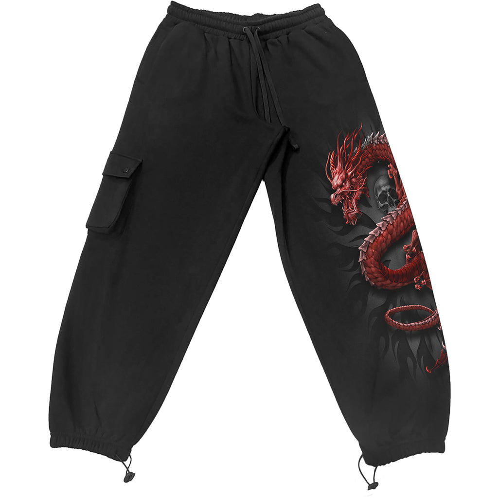 ORIENTAL DRAGON Casual Cargo Joggers