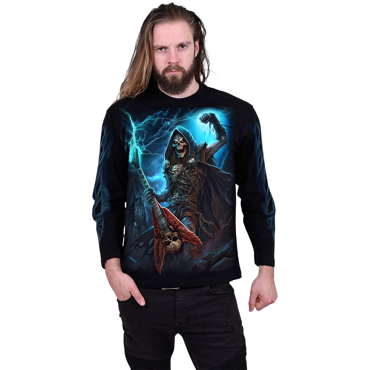 DEAD METAL Longsleeve T Shirt Black