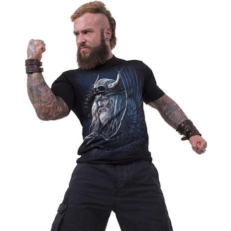 ODIN'S WARRIOR - T-shirt noir