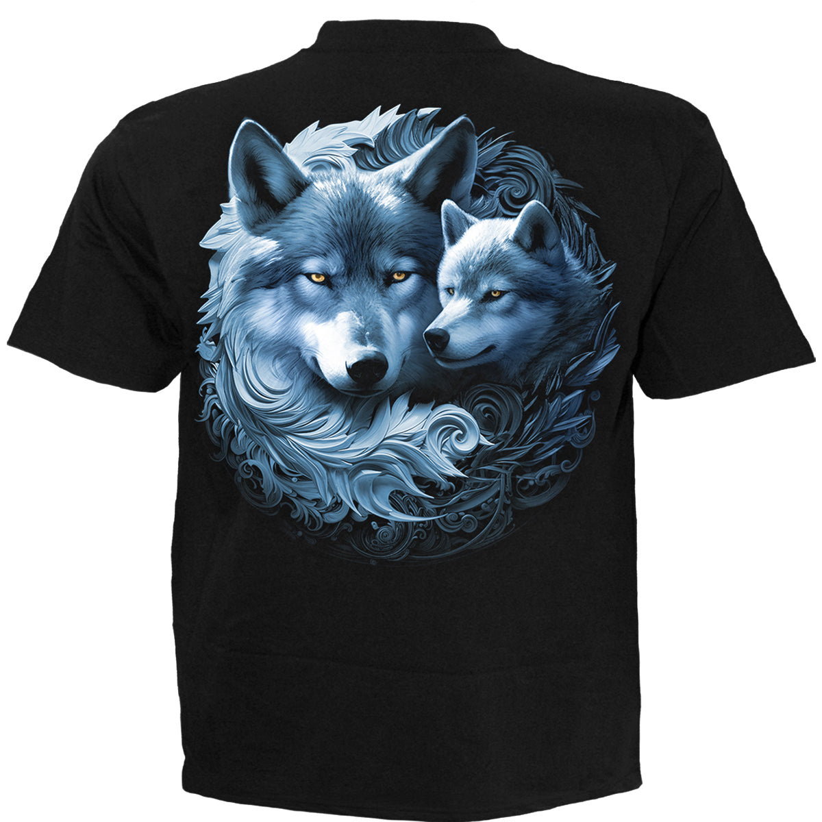 WOLF GUARDIAN - T-Shirt Schwarz