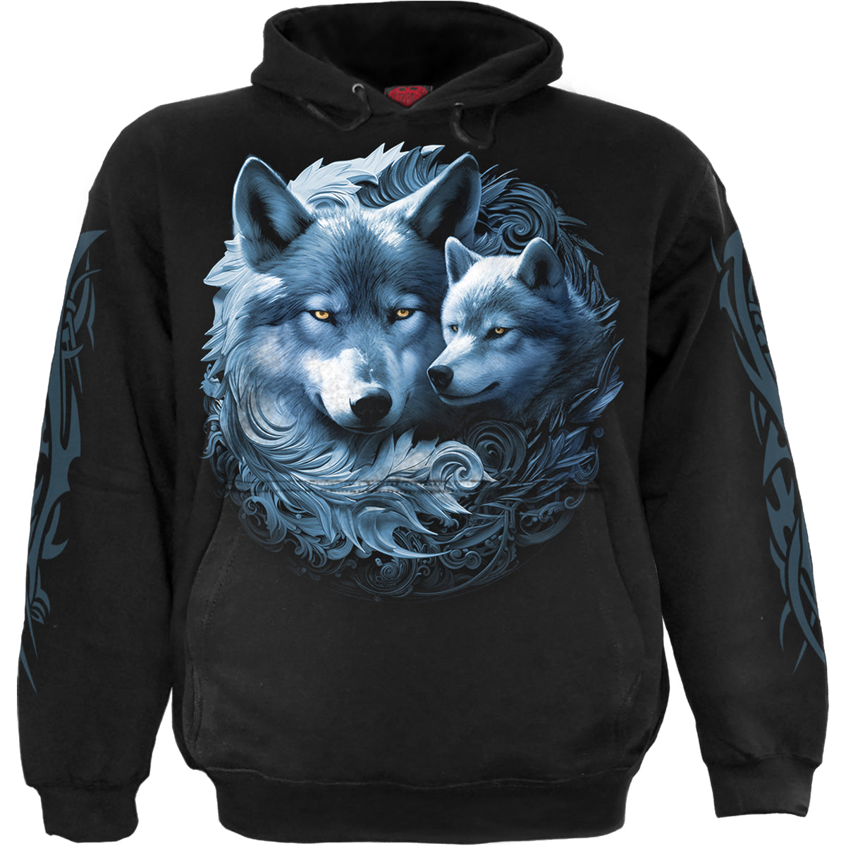 WOLF GUARDIAN - Hoody Black