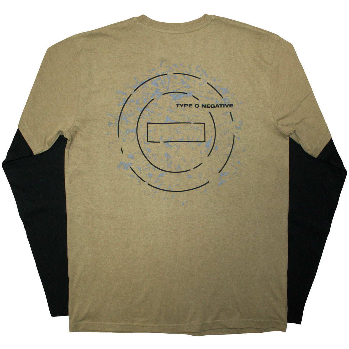 TYPE O NEGATIVE - TREE - Layered Long Sleeve T-Shirt Black, Green