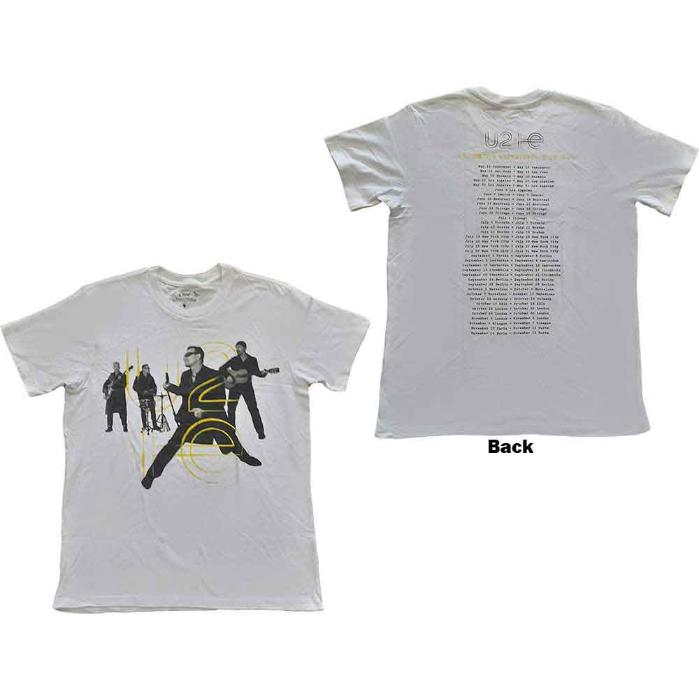 U2 - LIVE ACTION - T-Shirt White