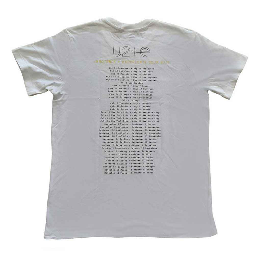 U2 - LIVE ACTION - T-Shirt White