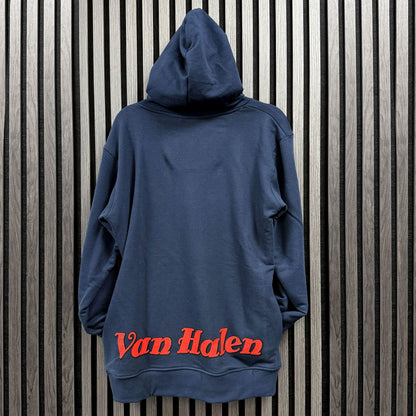 VAN HALEN - PINUP MOTORCYCLE - Pullover Hoodie Blue