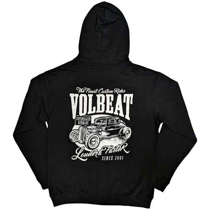 VOLBEAT - LOUDER AND FASTER - Zipped Hoodie Black
