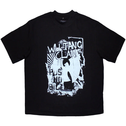 WU-TANG CLAN - GRAFFITI - Oversized Boxy T-Shirt Black