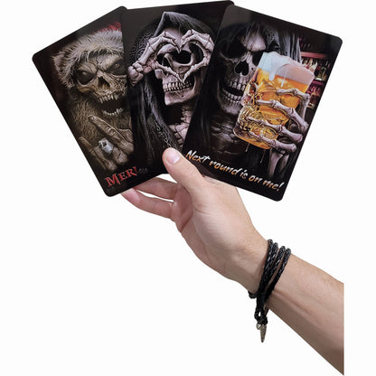 BUNDLE - OCCULT OCCASSIONS - Greet Tin Metal Cards (Set of 3)