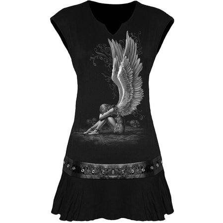 ENSLAVED ANGEL Stud Waist Mini Dress