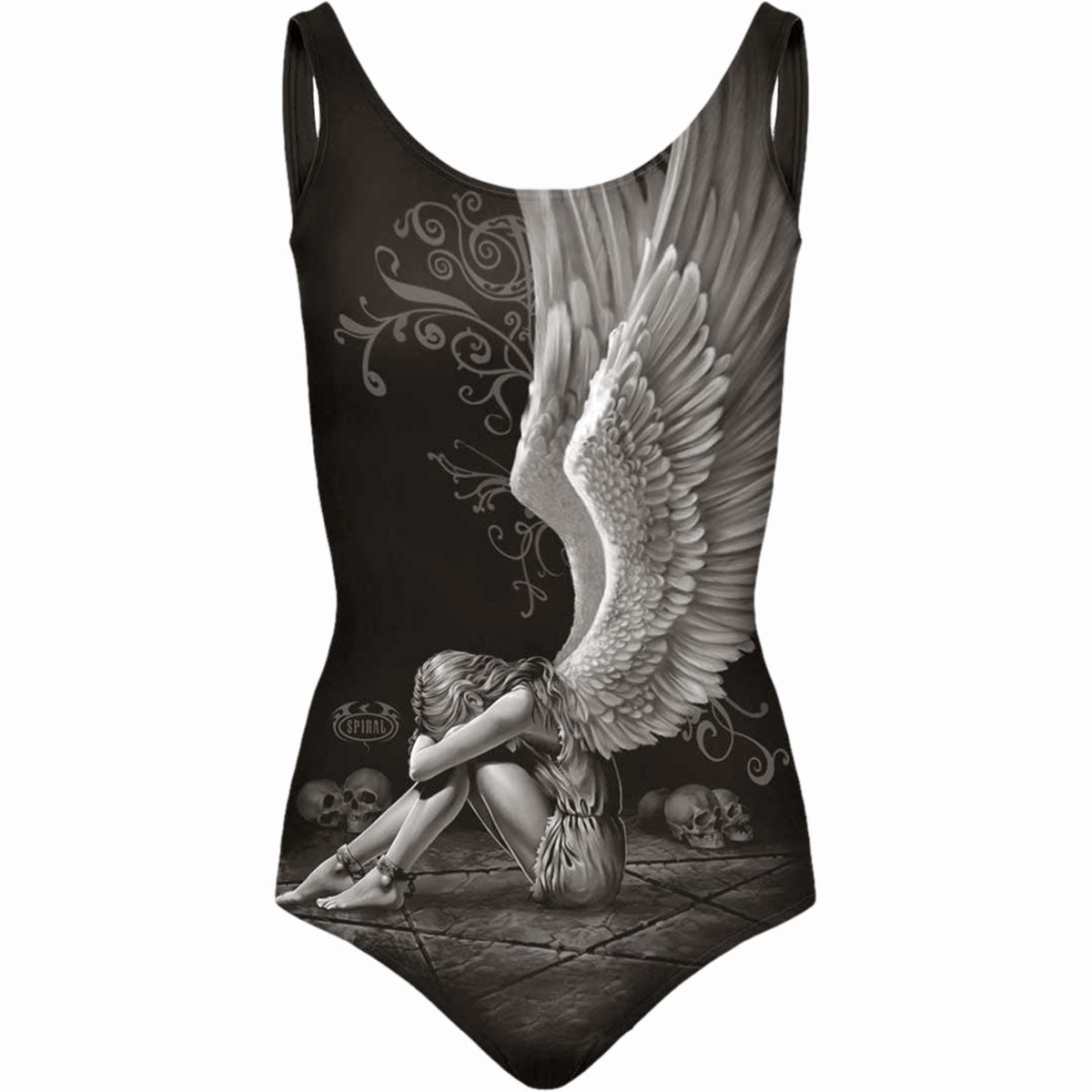 ENSLAVED ANGEL - Allover Scoop Back Padded Swimsuit