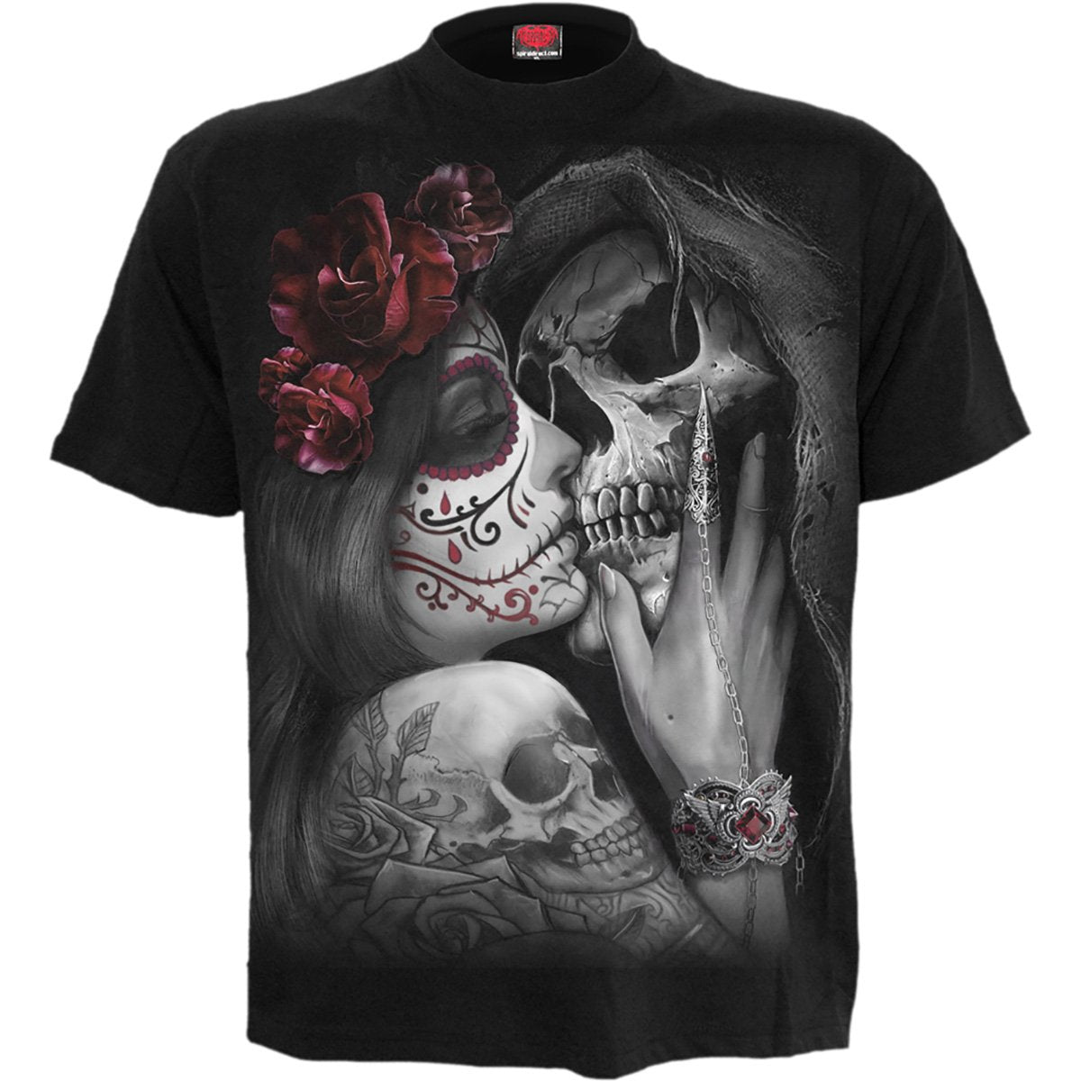 DEAD KISS - T-Shirt Black - Spiral USA