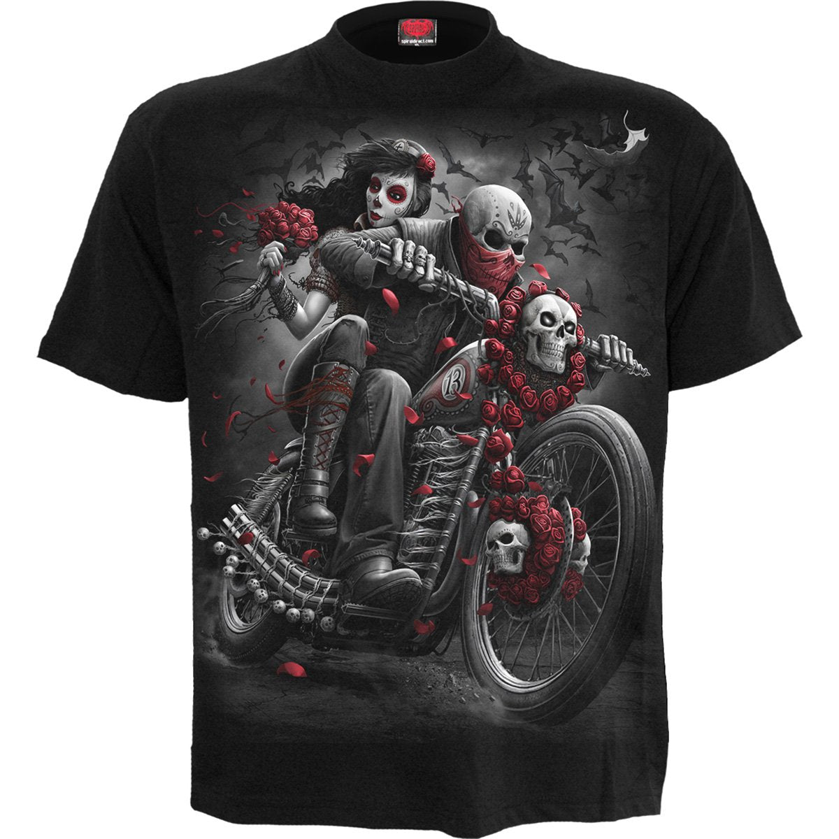 DOTD BIKERS - T-Shirt Black - Spiral USA