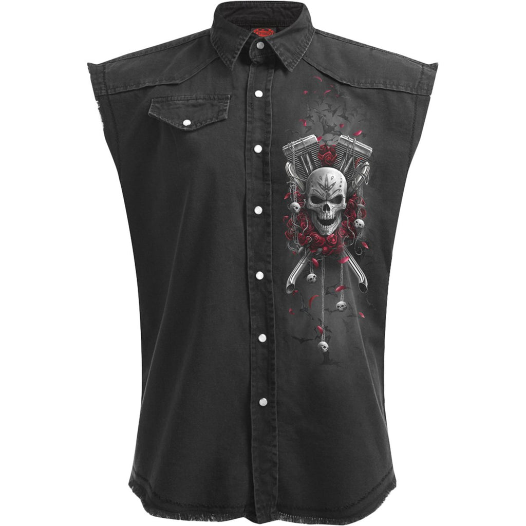 DOTD BIKERS Sleeveless Stone Washed Worker