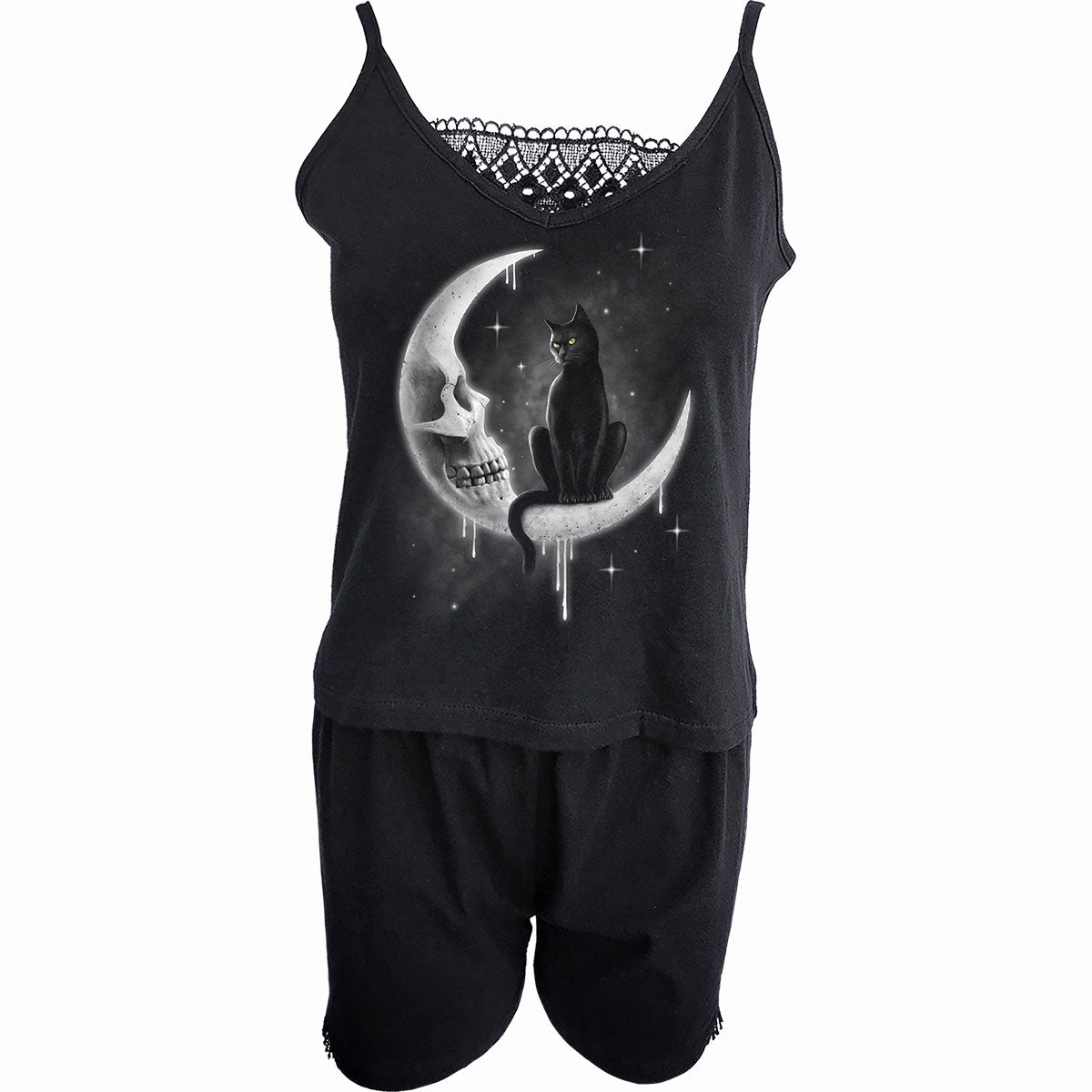 GOTHIC MOON - 2pc Organic Camisole Pyjama Set