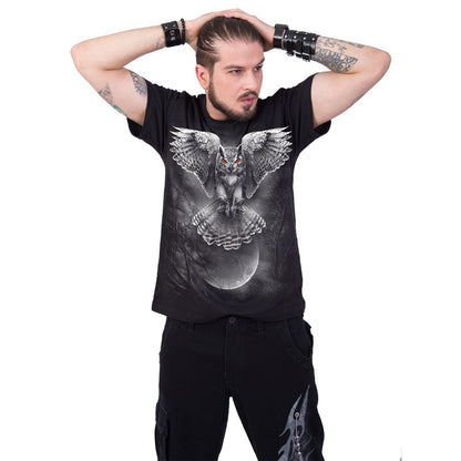 WINGS OF WISDOM - T-Shirt Black - Spiral USA