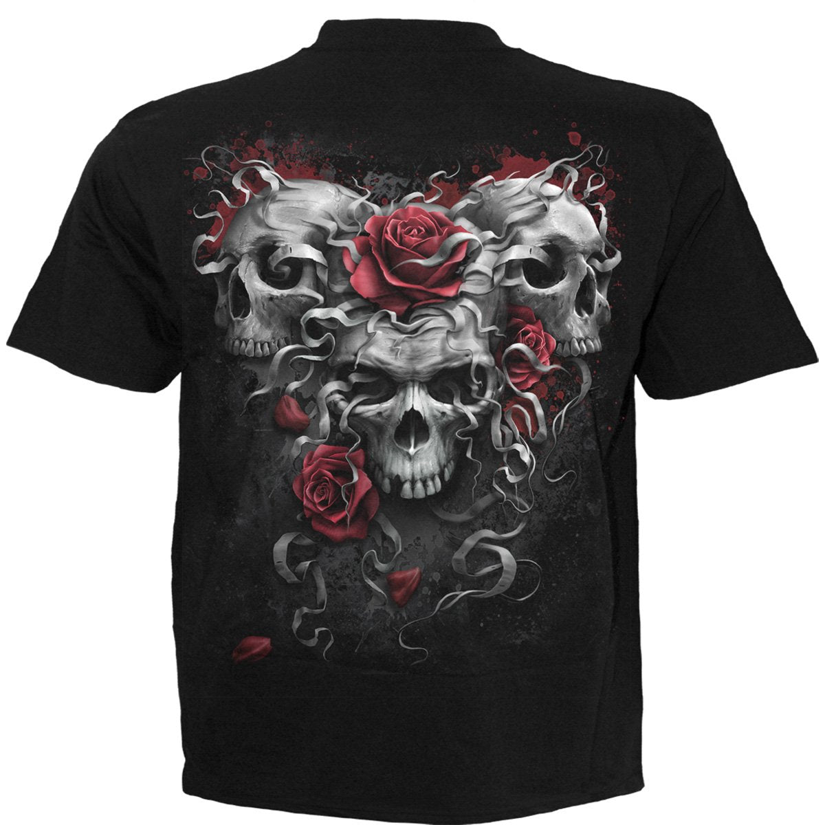 SKULLS N ROSES - T-Shirt Black - Spiral USA