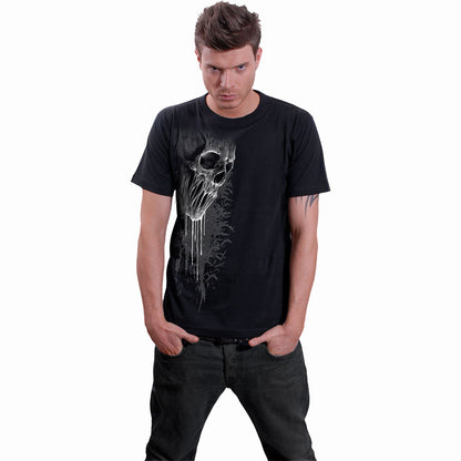 BAT CURSE - Front Print T-Shirt Black
