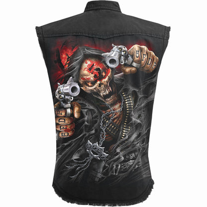 5FDP - ASSASSIN - Licensed Band Stone Washed Worker